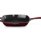 Cast Iron Signature Square Skillet GrillGarnet image number 1